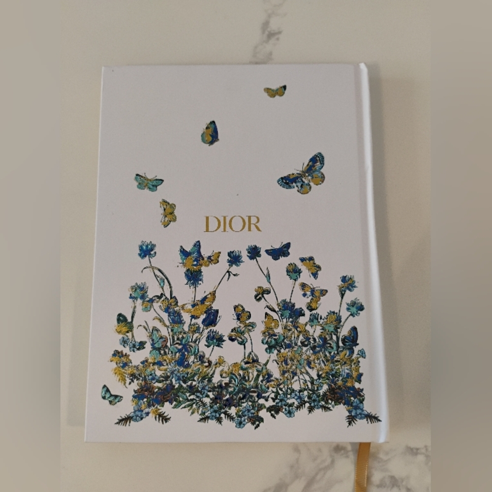NEW Dior Floral Notebook with Green Band - Picture 4 of 8